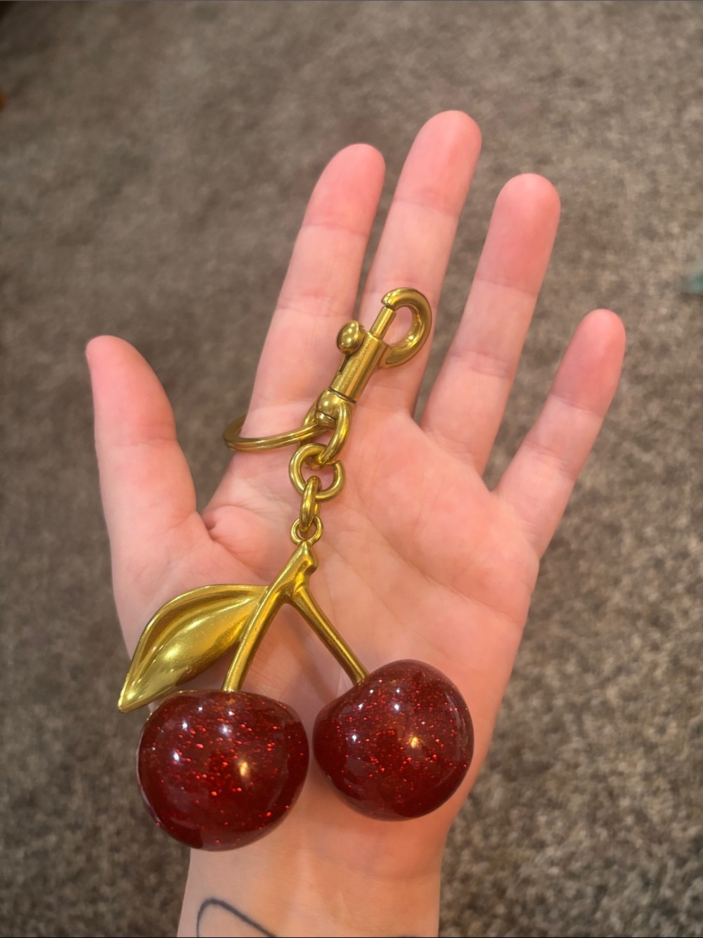 Cherry bag Charm brand nwt